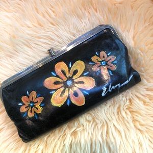 Hand Painted Leather Wallet